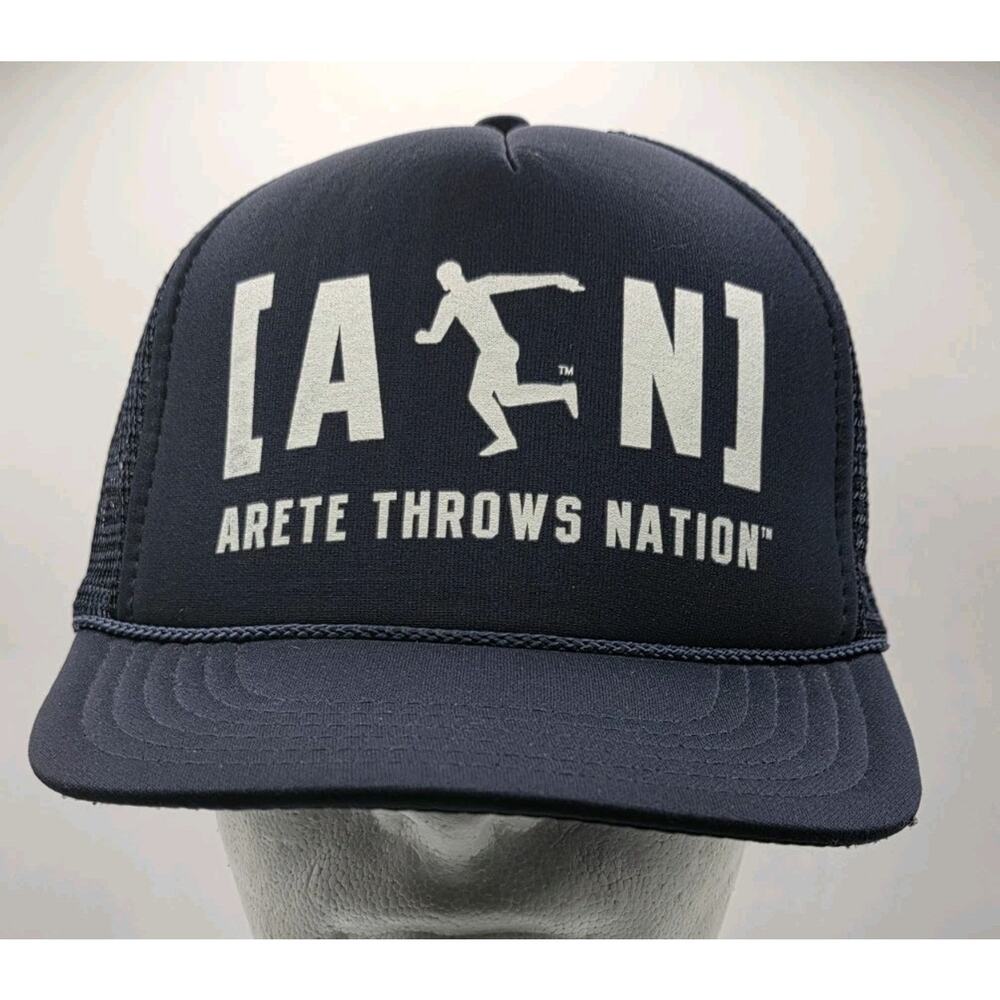 Arete Throws Nation Vintage Foam Trucker‎ Hat Cap Snapback Shotput Discus Otto
